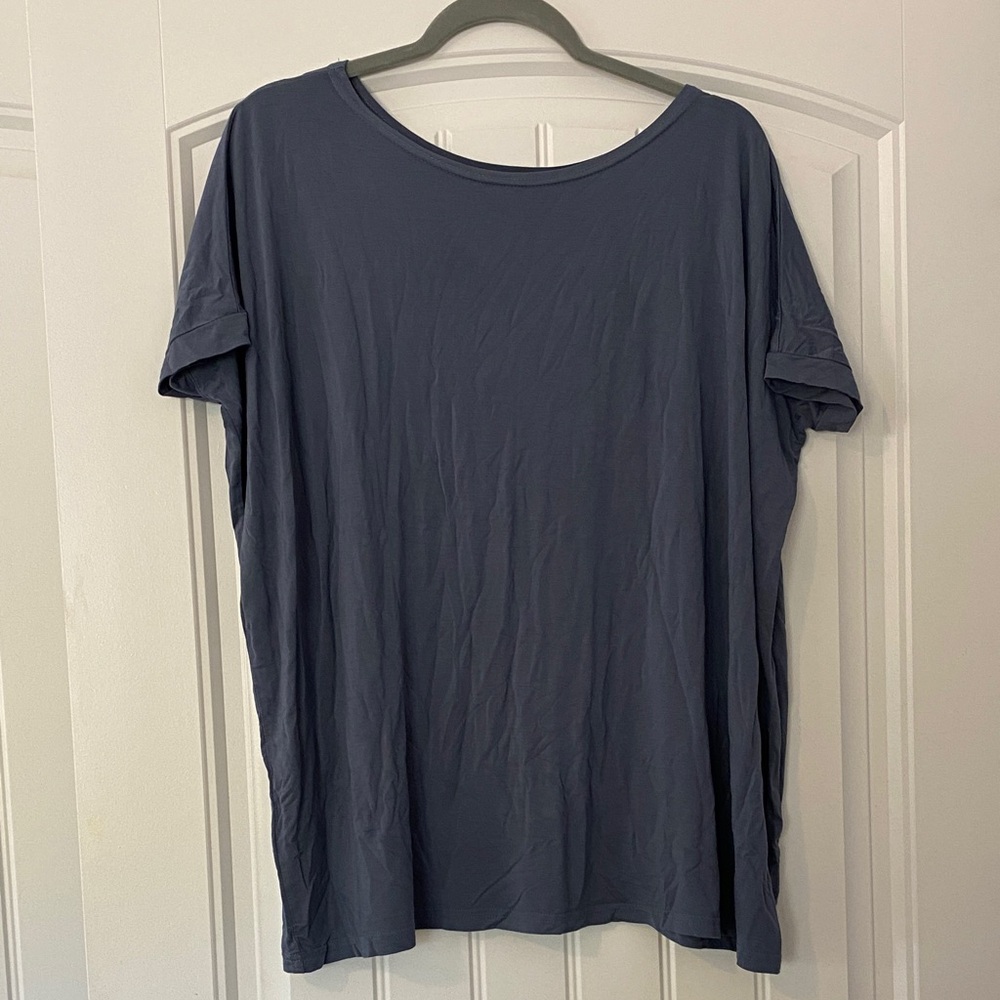 Piko 1988 Deep Blue Short Sleeve Top size large